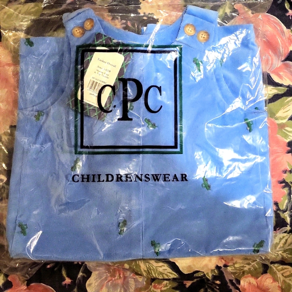 Children's Wear Blue Tucker Overall